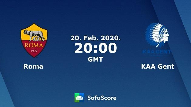 Soi kèo nhà cái Roma vs Gent, 21/02/2020 - Cúp C2 Châu Âu