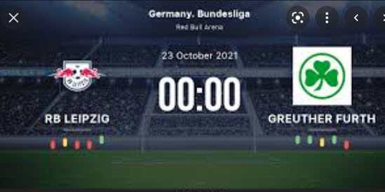 Soi keo RB Leipzig vs Greuther Furth , 20h30 - 23/10/2021